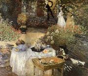 Claude Monet Luncheon USA oil painting artist